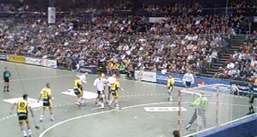 Nenad hat gerade abgezogen: Keine Chance f�r Goran im Schwartauer Tor...