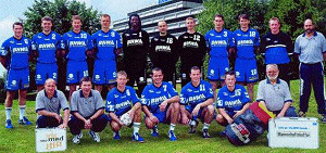 Mit neuem Trainer ersten Punkt geholt: Die SG Hameln.