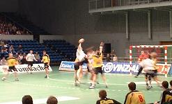 L�vgren macht den 16:17-Anschlu�.