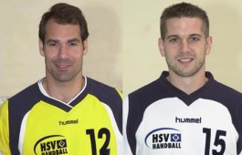 Die beiden Matchwinner am Samstag: Tomas Svensson (l.) und Guillaume Gille (r.).