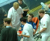Verletzte sich schwer im September 2002 in der Ostseehalle schwer: Guillaume Gille.