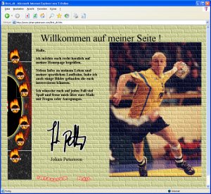 Johan Pettersson hat eine neue Internet-Homepage unter http://www.johan-petersson.com.