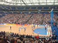 30925 Zuschauer sahen den 31:26-Sieg des THW �ber den TBV Lemgo in der Arena "AufSchalke" - siehe Spielbericht.