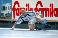 Johan Pettersson erzielte 10/4 Tore und k�mpfte um jeden Ball.