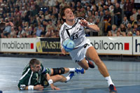 Marcus Ahlm wurde h�ufig gl�nzend in Szene gesetzt.