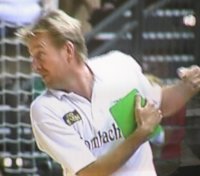 Martin Schwalb an der Linie - engagiert wie eh und je.