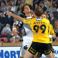 Zweikampf zwischen Marcus Ahlm und Kronaus Steffen Ahrens