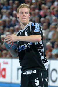 Neuzugang Manuel Liniger an der Siebenmeterlinie