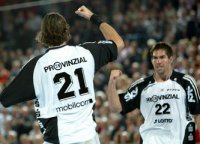 Unb�ndiger Wille: Jeppesen und Karabatic.