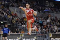 Starker Tempospieler und Torsch�tze: Jan Filip beim Sprungwurf