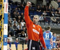 Dragan Jerkovic bejubelt den Sieg seines kroatischen Teams.