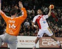 Thierry Omeyer gegen Jaleleddine Touati.