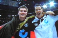 "Mimi" und "Mini" jubeln.