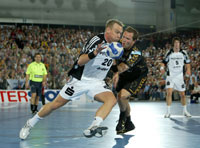 Starkes Spiel: Christian Zeitz setzt sich gegen Lars Christiansen durch