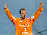 Thierry Omeyer war wieder ein b�renstarker R�ckhalt beim THW.