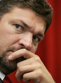 Gesch�ftsf�hrer Fynn Holpert hat gro�e Pl�ne mit der SG.