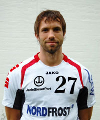 Nationalspieler Oliver K�hrmann ist mit 36/6 Treffern bester  Torsch�tze beim WHV.