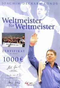 Eines der limitierten Deckarm-Zertifikate.