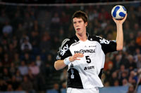 Kim Andersson war mit 8 Treffern bester Werfer des Spiels.