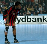 Bereit zum n�chsten Flug: Luc "Skywalker" Abalo.