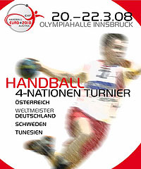 Das Vier-Nationen-Turnier mit Deutschland, �sterreich, Schweden und Tunesien findet vom 20.-22.03.2008 in Innsbruck statt.