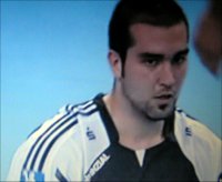 Igor Anic spielte in der ersten Halbzeit am Kreis und zeigte eine gute Partie.