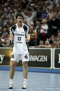 Ein wichtiger Sieg: Marcus Ahlm ballt seine F�uste.