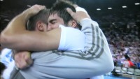Weltmeister!  Thierry Omeyer und Nikola Karabatic.
