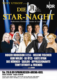 Handball- und Showstars vereint - bei der "THW Kiel Star-Nacht"  am 29. August.