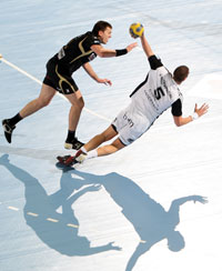 Ein ums andere Mal setzte sich Kim Andersson gegen Siarhei Rutenka durch.