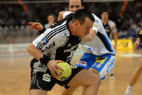 Christian Zeitz war in der  Anfangsphase kaum zu halten und erzielte f�nf Treffer.