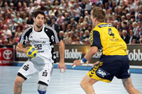 Nikola Karabatic erzielte alle seine vier Treffer in der zweiten Halbzeit.