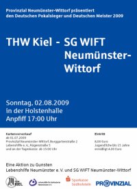 Am 2. August tritt der THW in Neum�nster an.