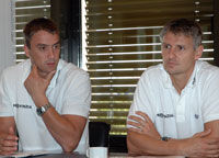 Momir Ilic und Peter Gentzel