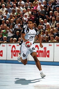 Daniel Narcisse auf dem Weg zu einem  seiner vier Treffer.