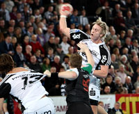 Eine starke erste Halbzeit lieferte auch Aron Palmarsson ab.