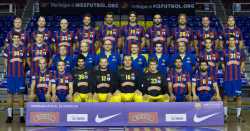 Das Team des FC Barcelona: Gegner des THW in der  Gruppenphase der Champions League.