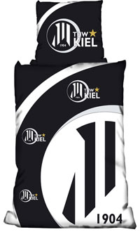 Neu im Online-Fanshop: die THW-Bettw�sche.