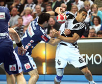 Daniel Narcisse �berzeugte einmal mehr mit sechs Treffern.