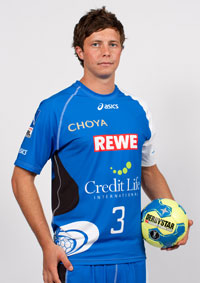 Linksau�en Maximilian Holst belegt mit 85/48 Treffern Rang 15 in der Torsch�tzenliste der TOYOTA-HBL.