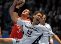 Ein hartes St�ck Arbeit hatten Marcus Ahlm und der THW Kiel in Melsungen zu verrichten.