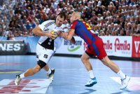 Jerome Fernandez �berzeugte mit f�nf Treffern, hatte mit der Barca-Abwehr aber auch eine Menge M�he.