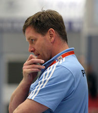 Mit der zweiten Halbzeit war Alfred Gislason nicht zufrieden.