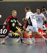 Ein hitziges Duell �ber 60 Minuten: Arne Niemeyer und Christian Zeitz schenkten sich nichts.