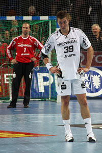 Entt�uschte Gesichter bei Filip Jicha und Thierry Omeyer.