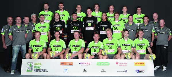 Oben von links: Buschmann, Przybecki, Olsen, Repke, Bergmann, Lehnhoff, Blanke; Mitte von links: Betreuer Pauling, Sportl. Leiter Wyss, Betreuer Sander, Betreuer Beker, Johannsen, Katsigiannis, Puljezevic, Semisch, Meyer, Fauteck,