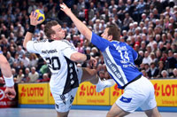 Christian Zeitz war bester Kieler. Der Linksh�nder erzielte acht Treffer.