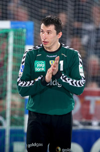 Slawomir Szmal machte im Spitzenspiel den Unterschied aus. Der polnische Nationalkeeper parierte 22 W�rfe, darunter sechs Siebenmeter.