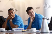 Daniel Narcisse und Kim Andersson.