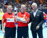 Schiedsrichter des Jahres: Bernd und Reiner Methe.